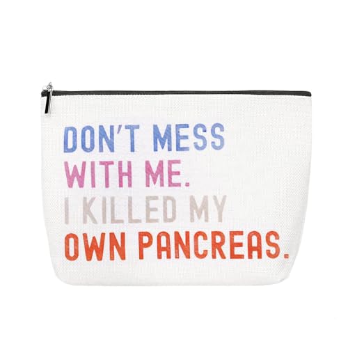 Makeup Storage Pouch Make Up Organizer Bag Travel Storage Bag for Women Girl Travel Toiletry Cosmetics Organiser for Purse (Don't Mess) - color: Don't Mess