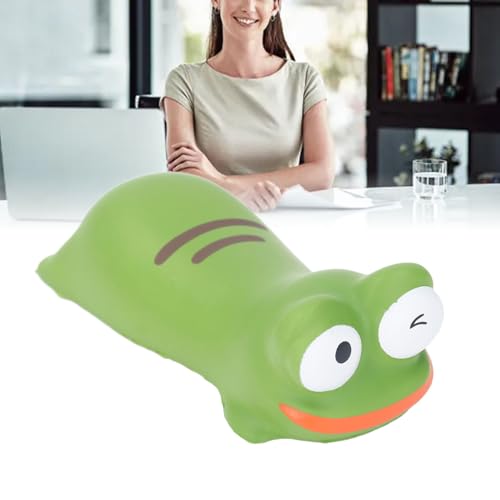 Cute Wrist Rest, PU Ergonomic Keyboard Wrist Rest, Cute Animal Pad Wrist Support for Office, Kawaii Office Supplies, Cartoon Design, Multi Functional (Frog) - size: Frog