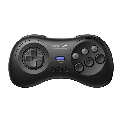 8Bitdo M30 Bluetooth Controller for Switch, Windows and Android, 6-Button Layout for SEGA’s Classic Games (Black) - color: Black