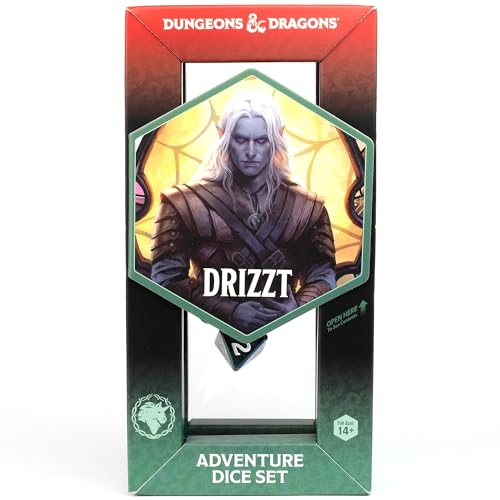 D&D Adventure Dice (Legend of Drizzt) - style: Legend of Drizzt