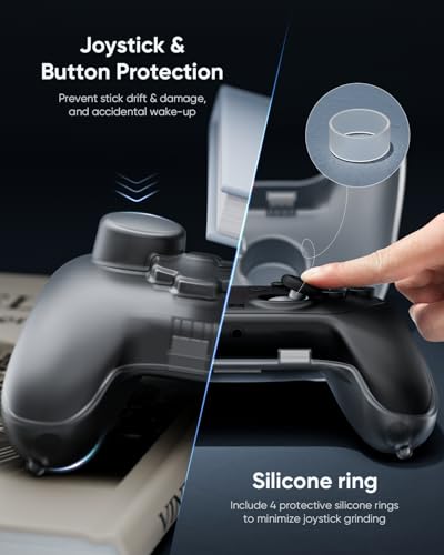 Tiiletzote Protective Travel Case for Nintendo Switch 2 Pro Controller, Hard Shell 1:1 Fit Portable Carrying Case, Magnetic Closure, Joystick Protection, Dust-Resistant, Anti-Scratch, Shock-Proof (White) - color: White