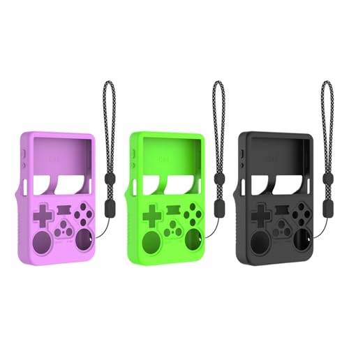 Protector Covers Scratchproof Silicone Shell for R36S Game Console Skin Sleeve Gamepad Housing Game Accessory - color: Purple