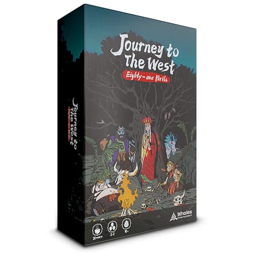 Whales Entertainment Journey to the West | Strategy Card Games for Families | 3–8 Players | Aged 10 + | 20 Mins | Quick Competitive Ladder Climbing Board Games for Adults Teens Kids | Family Game Night