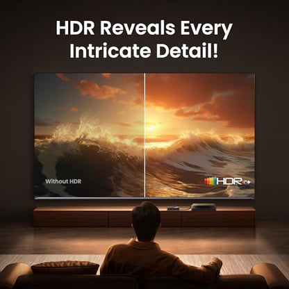 NEWCARE HDMI Switch 3 in 1 Out, 4K@60Hz HDMI Switcher with 2.6FT HDMI Cable | 3-Port HDMI Splitter Selector, HDR, HDCP 2.2, 3D, Compatible with PS5/4, Xbox, Switch 2, Fire TV Stick, HDMI 2.0, Plug & Play