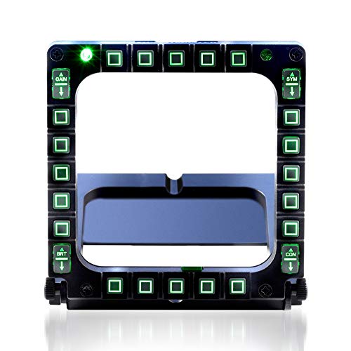 Thrustmaster MFD Cougar Flight Sim Multi-Function Display Set - PC | 2 panels, 48 programmable controls, 20 buttons & 4 switches each, weighted non-slip bases, MSFS preset layouts, 2 LEDs each