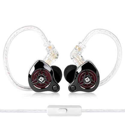 2026 Latest erabuds,KBEAR BK1 Wired Gaming Earbuds,10mm Single DD in Ear Monitor,HiFi Headset Wired Earbuds IEM Earphones with Detachable Cable for Gaming/Music/Video (White, 3.5 with mic) - color: F