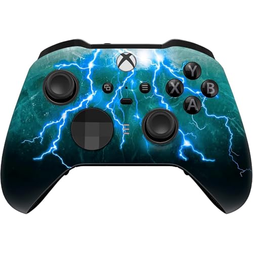 Custom Controllerzz Elite Series 2 Controller Compatible With Xbox One, Xbox Series S, and Xbox Series X (Green Skies) - color: Green Skies