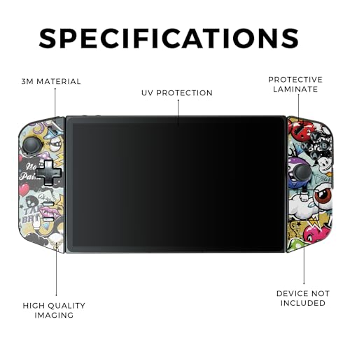 Gaming Skin Compatible with Lenovo Legion Go - Oddballs - Premium 3M Vinyl Protective Wrap Decal Cover - Easy to Apply | Crafted in The USA by MightySkins - color: Oddballs, style: Matte Finish