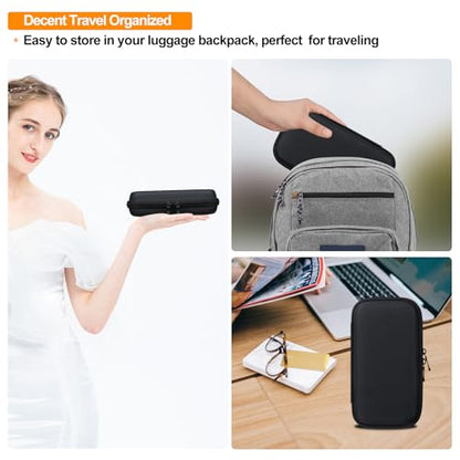 Elonbo Carrying Case for TaddToy/WELLST·G/Beijue/FAMILY POCKET/CCTU/X- JOYKIDS/GREENCREEK/Beico/KAVOYI/GuaiyeyeAP/TEBIYOU Handheld Game Console, Portable Electronic Gaming Player Bag, Black - color: Black