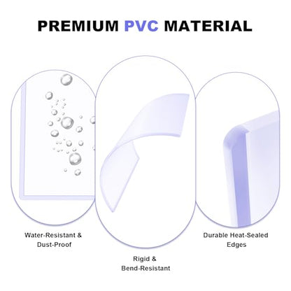 5x7 Toploader for Jumbo Cards - Perfect Fit for 5.4" x 7.5" Oversized Cards, Clear Rigid Hard Plastic Sleeves for Collectible Trading Cards, Photo Protectors -15 Pack - size: L: 5.4"x7.5"-15 Pcs