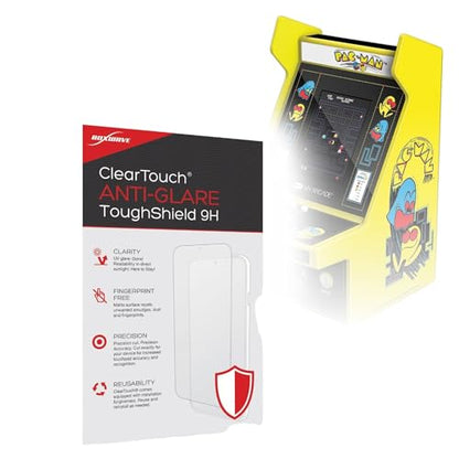 BoxWave Screen Protector Compatible with My Arcade Pac-Man Micro Player Pro - ClearTouch Anti-Glare ToughShield 9H (2-Pack), Anti-Glare 9H Tough Flexible Film Screen Protector