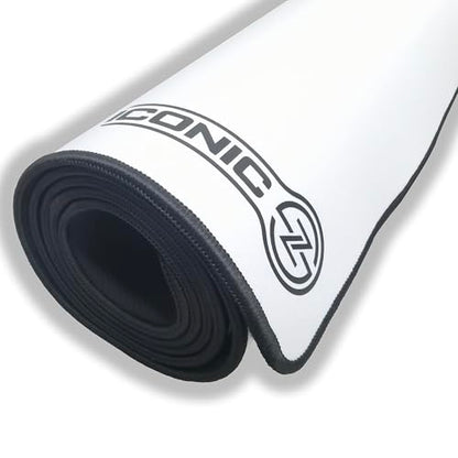 4XL Oversized & Ultimate Gaming Desk Mat 54"x23"(White) - Giant & Thicker 4mm - Stitched/Water Proof/Non Slip Base - color: White, size: 4XL 54"x23"