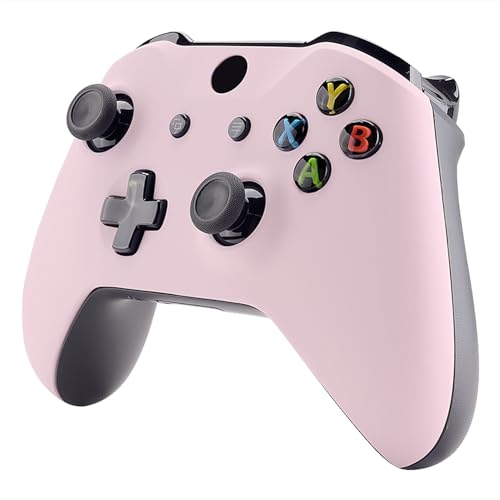 eXtremeRate Replacement Front Housing Shell for Xbox One S/X Controller, Cherry Blossoms Pink Custom Kit Faceplate Cover Case for Xbox Wireless Controller (Model 1708) - Controller NOT Included - color: Cherry Blossoms Pink