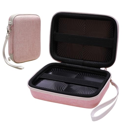 L LTGEM 300+ Card Game Case Compatible with Pokemon/UNO/Piles/Phase 10/Exploding Kittens/Five Crowns/Flip 7/SKYJO/Slingz/Survivor/Go Fish/Dutch Blitz/Monopoly Deal and Playing Card, Pink(Case Only) - color: Pink