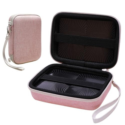 L LTGEM 300+ Card Game Case Compatible with Pokemon/UNO/Piles/Phase 10/Exploding Kittens/Five Crowns/Flip 7/SKYJO/Slingz/Survivor/Go Fish/Dutch Blitz/Monopoly Deal and Playing Card, Pink(Case Only) - color: Pink