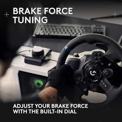 Logitech G Racing Adapter Xbox Series X|S Xbox One Playstation 4 5 | Mix and match gear, on-the-fly brake pressure dial, includes USB-A and 60 cm serial cables, Logitech G HUB support