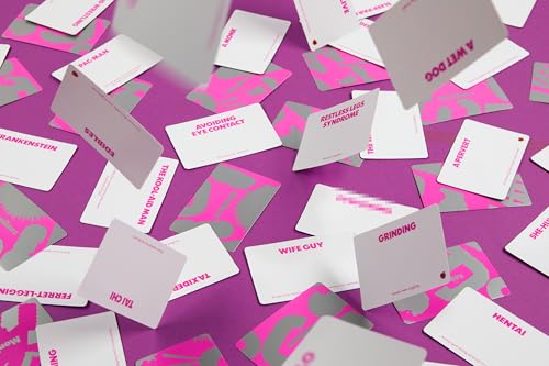 Monikers Party Game – Guess the Name on the Card | Ages 17+ - 4+ Players - 45 to 60 Minute Playtime - Board Games - Dumb Party Game that Respects Your Intelligence