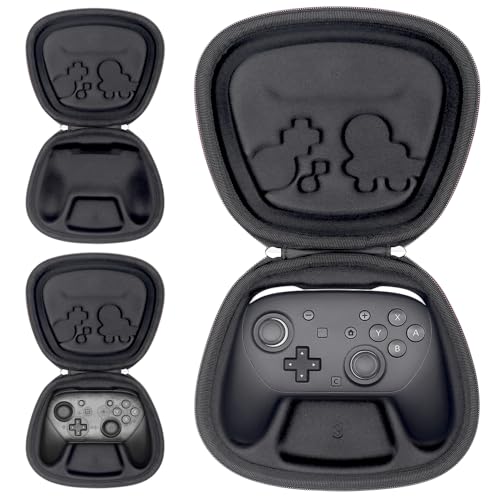 Protective Case Compatible with Nintendo Switch 2 Pro Controller, Hard Shell Original Switch Controller Protection Travel Storage Case Portable Carrying Bag, Red - color: Red