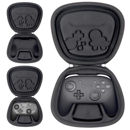 Protective Case Compatible with Nintendo Switch 2 Pro Controller, Hard Shell Original Switch Controller Protection Travel Storage Case Portable Carrying Bag, Red - color: Red
