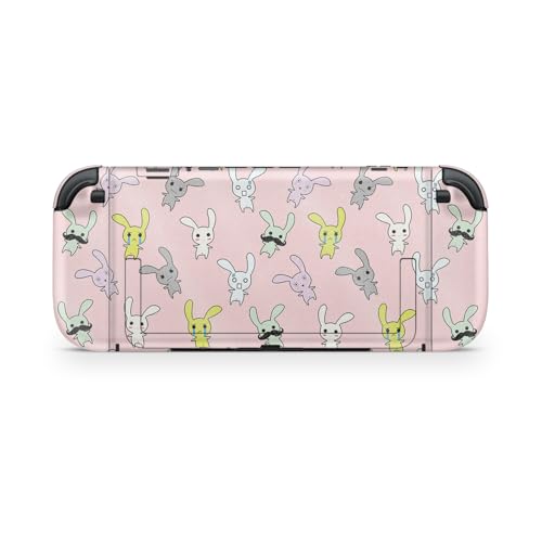 Glossy Glitter Gaming Skin Compatible with Nintendo Switch 2 Console Only - Bunny Bunches - Premium 3M Vinyl Protective Wrap Decal Cover - Easy to Apply | Crafted in The USA by MightySkins - color: Bunny Bunches, size: Switch 2 Console Skin Only, style: G