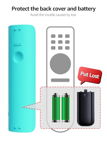 [Pack of 3] Protective Cover for Samsung TV Remote, Silicone Protective Case Compatible with Samsung Smart TV Remote BN59-01301A Bn59-01315A Bn59-01199F [Light Weight/Anti Slip/Shock Proof/Glowing]