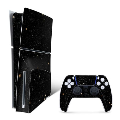 MightySkins Skin Compatible with Playstation 5 Slim Disk Edition Bundle - Deep Space | Protective, Durable, and Unique Vinyl Decal wrap Cover | Easy to Apply | Made in The USA - color: Deep Space, size: Playstation 5 Slim Disk Edition With Controller
