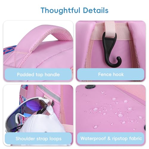KAVIGOR Baseball Bag for Youth | Softball Backpack 50L Large Capacity with Shoe Compartment and 4 Bat Holders | Nova Flare Series - color: Pink