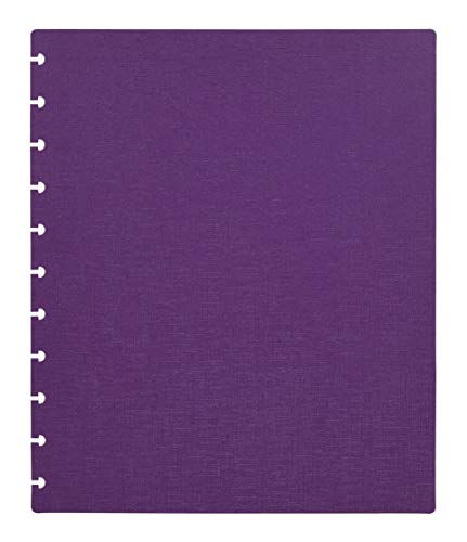Talia Discbound Notebooks, Planner, Customizable, (Strong Purple, Letter (8.5in x 11in)) - color: Strong Purple, size: Letter (8.5in x 11in)