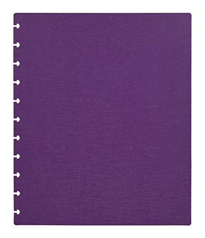 Talia Discbound Notebooks, Planner, Customizable, (Strong Purple, Letter (8.5in x 11in)) - color: Strong Purple, size: Letter (8.5in x 11in)