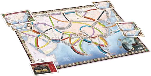 Asmodee Ticket to Ride Asia Board Game Expansion - Expand Your Railway Adventures! Fun Family Game for Kids & Adults, Ages 8+, 2-6 Players, 30-60 Minute Playtime - size: 3. Map Collection, style: Asia