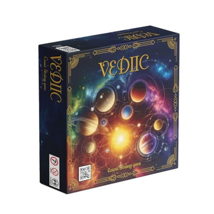 Vedic Board Game - Strategy Board Game for Adults, Teens and Family. Embark on a Cosmic Adventure of Planetary Strategy, 2 to 7 Players | Vediic