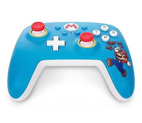 PowerA Nintendo Switch Wired Controller - Brick Breaker Mario, Mario Switch Controller, Detachable 10ft USB Cable, Plug & Play, Officially Licensed by Nintendo - color: Brick Breaker Mario