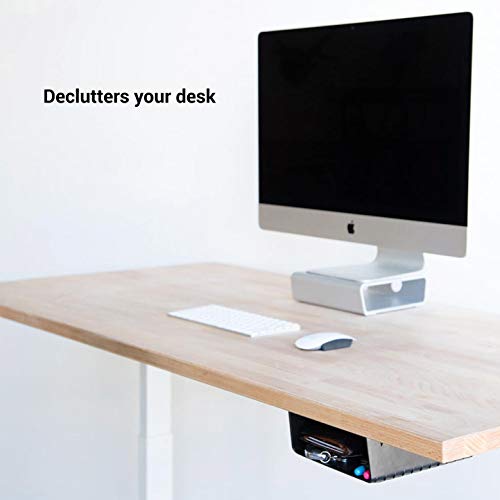 Elevation Lab Elevation Shelf - The Original Under Desk Storage Shelf/Desk Organizer | for Adjustable Stand Up Desks, Workstations, Gaming, Accessories - size: Single