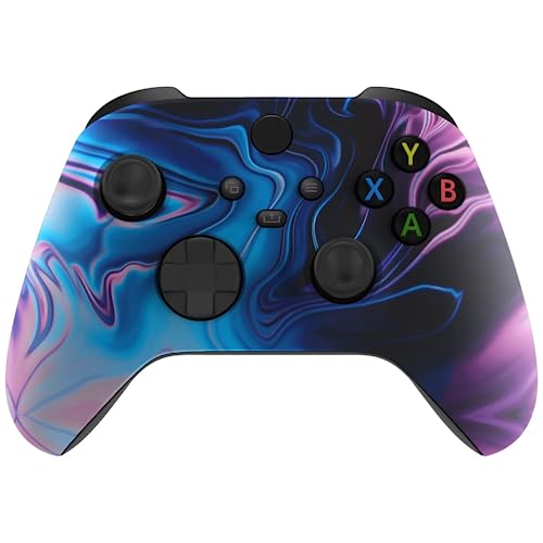 Stealth Controllers Wireless Controller for Xbox Series S, Xbox Series X, Xbox One - Soft Touch Feel - Custom Series S/X Controller (Purple Swirl) - color: Purple Swirl