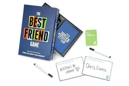 DSS Games The Best Friend Game: Think You Know Your Friends? [A Party Game | Card Game for Adults & Teens for Friends | Birthday Gift | Game Night]