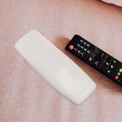 Angoily Silicone Remote Protective Cover Case for Tv Air Conditioner Remote Controller Flexible Stretchy Skin with High Transparency and Easy Battery Access
