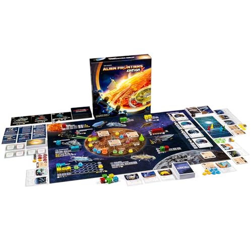 Alien Frontiers Edition X Board Game for 2–4 Players, Age 14+, Strategy | Build your space colony with strategic resource management in Alien Frontiers.