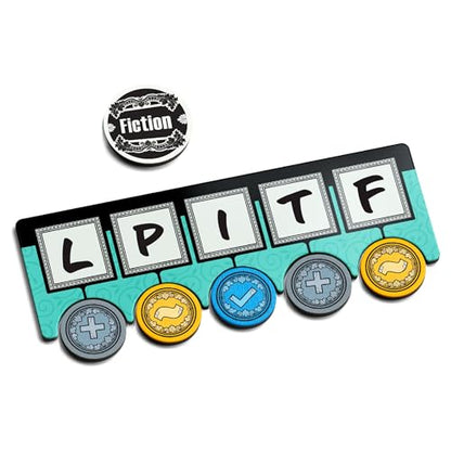 Allplay Fiction Banned Books Board Game | Cooperative Word Deduction & Bluffing Game | 2–10 Players, 20–30 Min Playtime Logic Puzzle Party Game