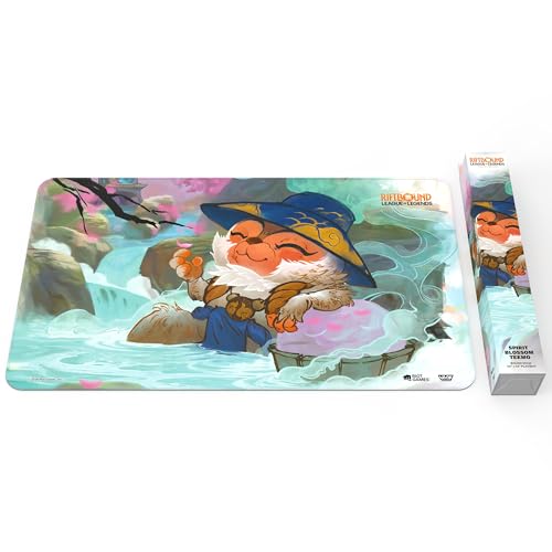 Riftbound: League of Legends - Playmat: Teemo -TCG Spiritforged Spirit Blossom, 24x14, Neoprene, Character Art, Tabletop Trading Card Game Accessory - style: Teemo