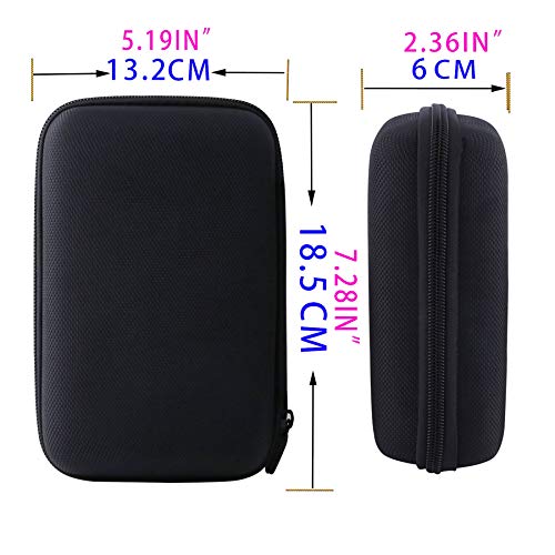 WAIYUCN Hard Carrying Case Compatible with RF40H/Upgraded XF40H Handheld Game Console Case (Black) - color: Black