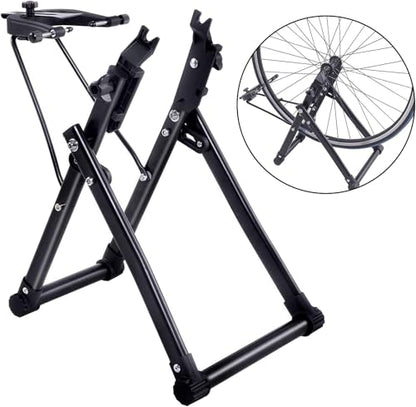 Keenso Wheel Truing Stand - Foldable Home Mechanic Stand for 16" - 29" 700C Wheels