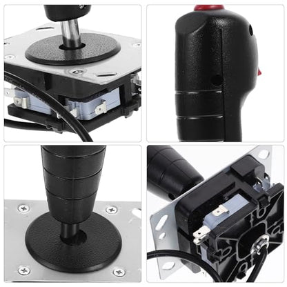 Zerodeko Flight Stick Joystick Game Controller with Microswitch Vibration One-handed PC Gaming Accessory for Flight Simulator and Arcade Games