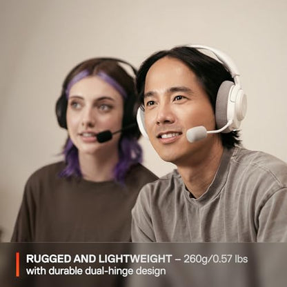 SteelSeries Arctis Nova 3X Wireless Multi-Platform Gaming Headset — Mobile App Control — 40 HR Battery — Neodymium Magnetic Drivers — 2.4GHz/Bluetooth — Xbox, PS5, PC, Switch, Mobile — White - color: White, style: Xbox|Switch|PC