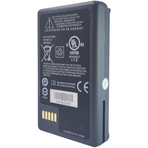(4-Pack 10.8V 6500mAh 99511-30 70Wh Battery for Trimble 79400/99511-30 S3 S5 S6 S7 S8 Total Station