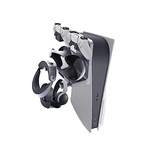 Controller Charging Station Wall Mount for VR 2 Controller Holder Wall Hanging Vertical Charging Stand Dock Controller Headphone Holder Storage Stand Hook