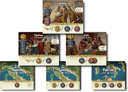 Virtù Board Game Italian Renaissance Themed Strategy Game Deep Strategic City Building Game for Adults and Teens Ages 14+ 2-5 Players Average Playtime 60-150 Minutes, Made by Super Meeple