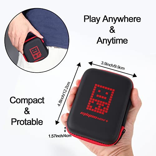 Hard Portable Travel Case for Miyoo Mini Plus Handheld Game Console, EVA Bag for Miyoo 3.5 inch Portable Game Console Accessories All in One Travel Storage Case