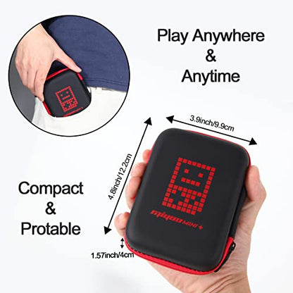 Hard Portable Travel Case for Miyoo Mini Plus Handheld Game Console, EVA Bag for Miyoo 3.5 inch Portable Game Console Accessories All in One Travel Storage Case
