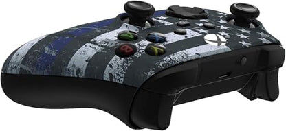 Custom Controllerzz Wireless Controller for Microsoft Xbox Series X/S & Xbox One - Custom Soft Touch Feel - Custom Xbox Series X/S Controller (X/S Blue Line) - color: X/S Blue Line