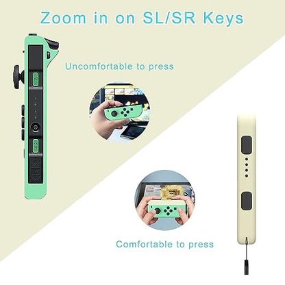 4 Pack Wrist Strap for Switch Joycon - Replacement Accessories for Joy con Straps (Black and White) - color: Black and White